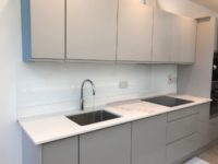 White Kitchen Splashback