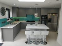 Torquoise Kitchen Splashback
