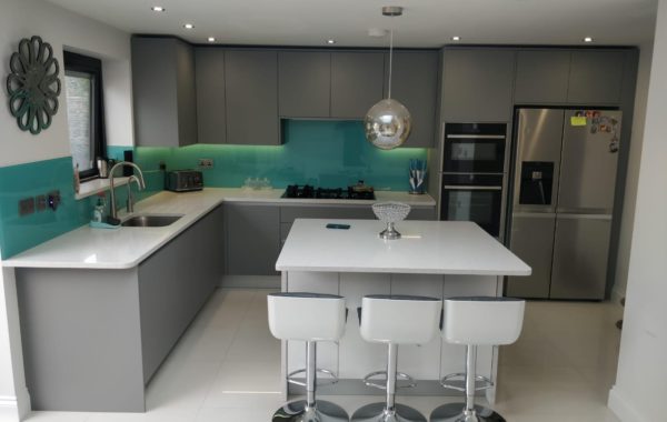 Torquoise Kitchen Splashback