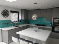 Torquoise Kitchen Splashback