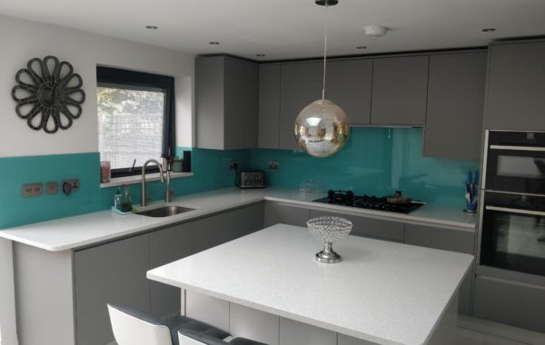 Torquoise Kitchen Splashback